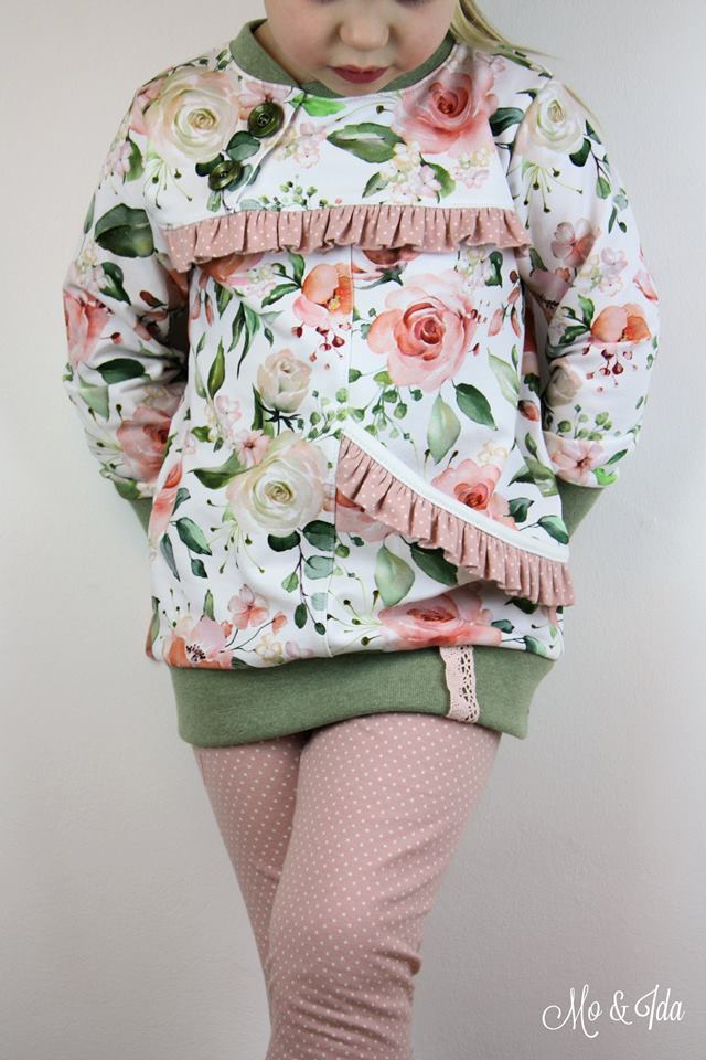 Sweatie Sweatpullover mit coolen Teilungen und Taschen - C: Familien-Sparpaket für 69cm-140cm Körpergröße - Sewando