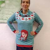 Damen Sweatshirt "Griselda" - Gr 32-60 - Ebook und Nähanleitung