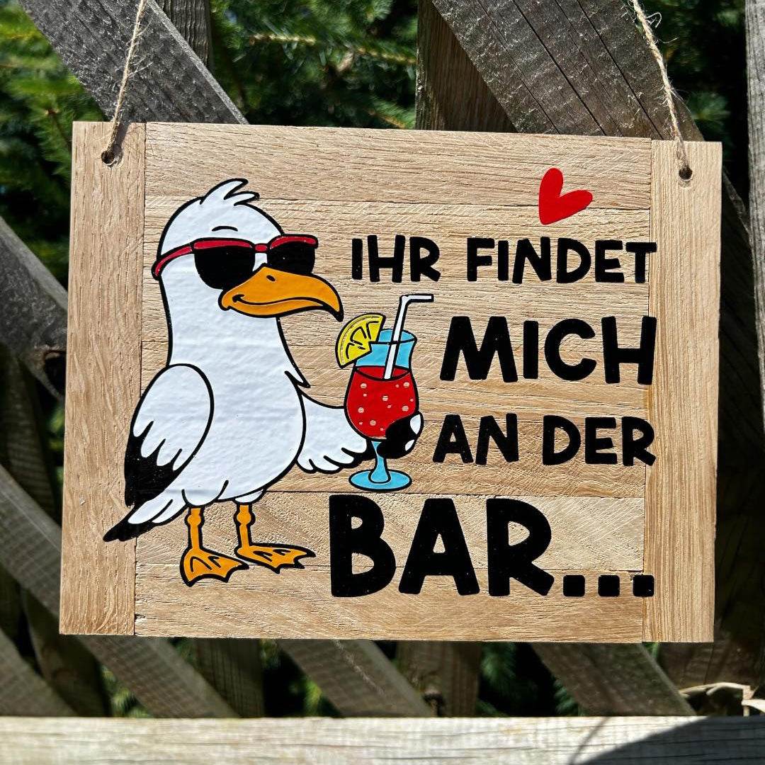 Plotterdatei Cocktailmöwe - Sewando