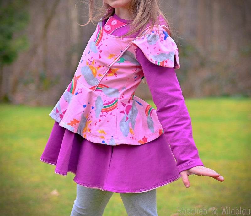 Schnittmuster Kleid AppleJuicy Gr. 80 bis 152 - Sewando