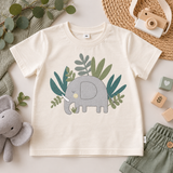 Stickdatei Doodle Applikation - kleiner Elefant - 4 Größen - 8 Formate