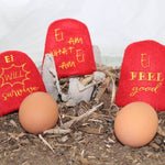 Stickdatei 8 Eierwärmer Sprüche - Sewando