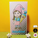 Digistamp Schul Wichtel Lina und Linus Sublimation, Plotterdatei, Digipaper ! - Sewando