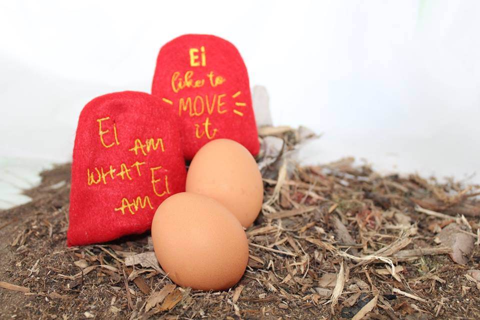 Stickdatei 8 Eierwärmer Sprüche - Sewando