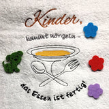 Stickdatei - Spruch "Kinder kommt nörgeln"