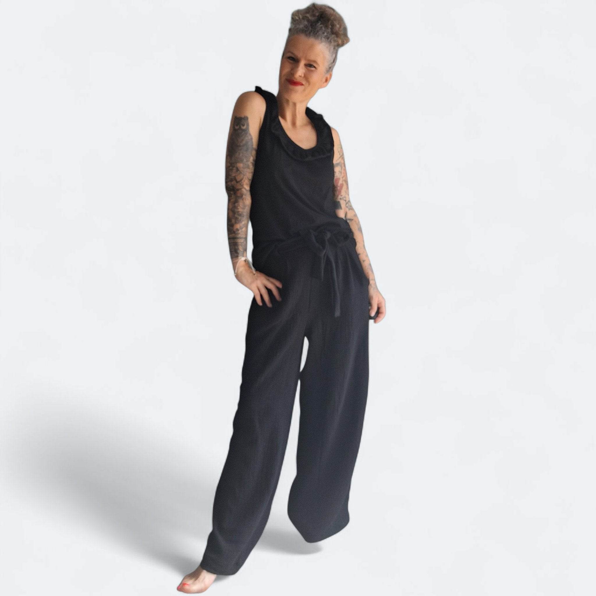 Schnittmuster Damen Hose ERICE Gr. 32-56 Culotte, Shorts - Sewando