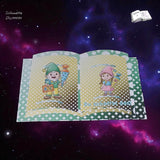 Digistamp Schul Wichtel Lina und Linus Sublimation, Plotterdatei, Digipaper ! - Sewando