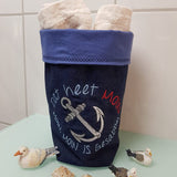 Stickdatei - Spruch "Dat heet MOIN"