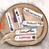 Stickdatei - 6 schmale Lesezeichen (25 mm) - Sewando
