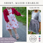 Schnittmuster Shirt, Kleid, Tunika Charlie Gr. 68-146 - Sewando