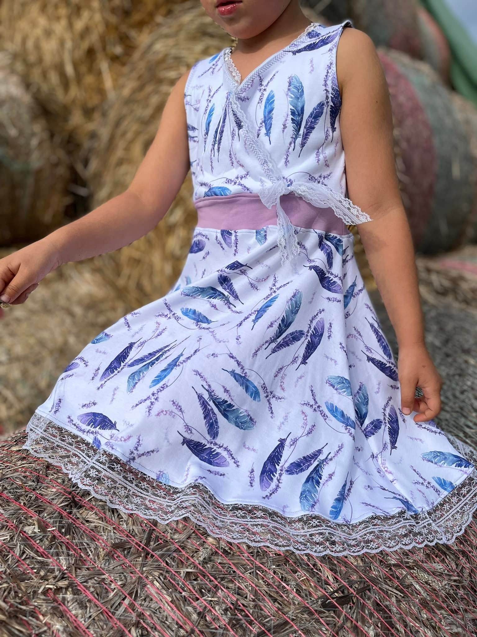 Schnittmuster Kleid Helena Mädchen größe 74 – 158 - Sewando