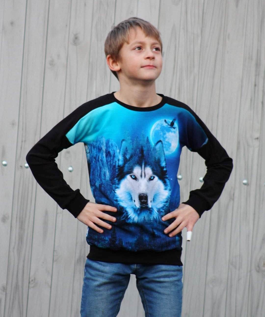 Schnittmuster Pullover Alex Gr. 80 bis 152 - Sewando