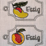 Stickdatei - Einmach-Schilder - Sewando