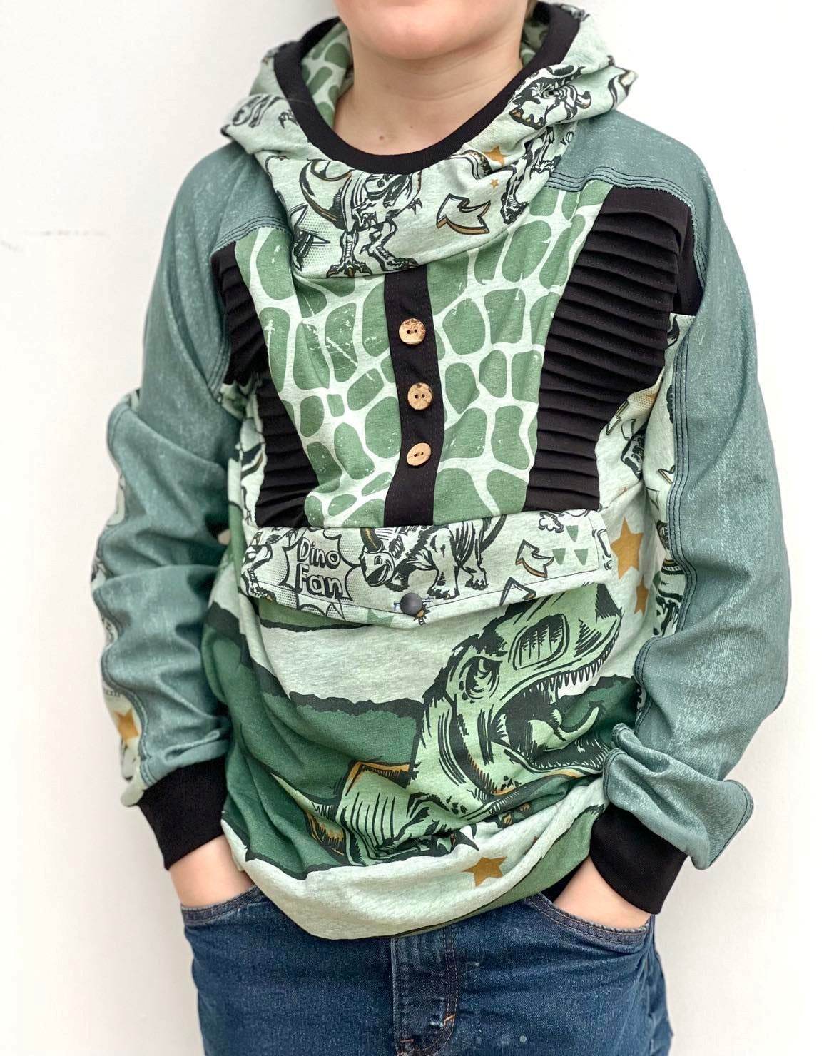 Schnittmuster Pullover Alex Gr. 80 bis 152 - Sewando