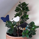 Stickdatei - ITH Blumenstecker / Stabfiguren Hase, Schmetterling und Vogel - Sewando
