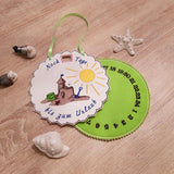 Stickdatei - Drehkalender "Countdown bis zum Urlaub"