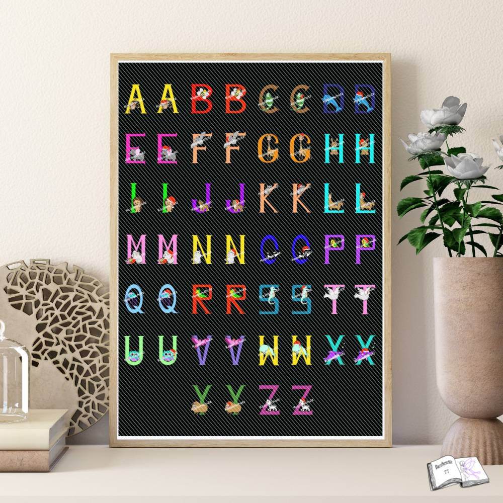 Digistamp Tieralphabet Plotterdatei, Sublimation, Drucken, ! - Sewando