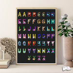 Digistamp Tieralphabet Plotterdatei, Sublimation, Drucken, ! - Sewando