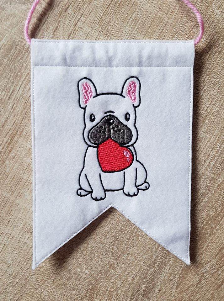Stickdatei - BLANKO-Wimpel zum Selbstgestalten - Sewando