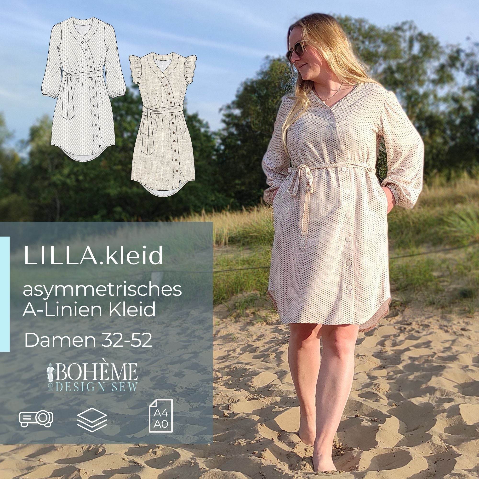 LILLA.kleid | Daman | 32-52 Schnitt : - Sewando