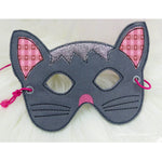 Stickdatei Maske Katze für den Rahmen ab 13 cm x 18 cm, Fasching, Party, Kind, Karneval - Sewando