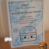 Digistamp Kawaii Burger Sublimation, Plotterdatei