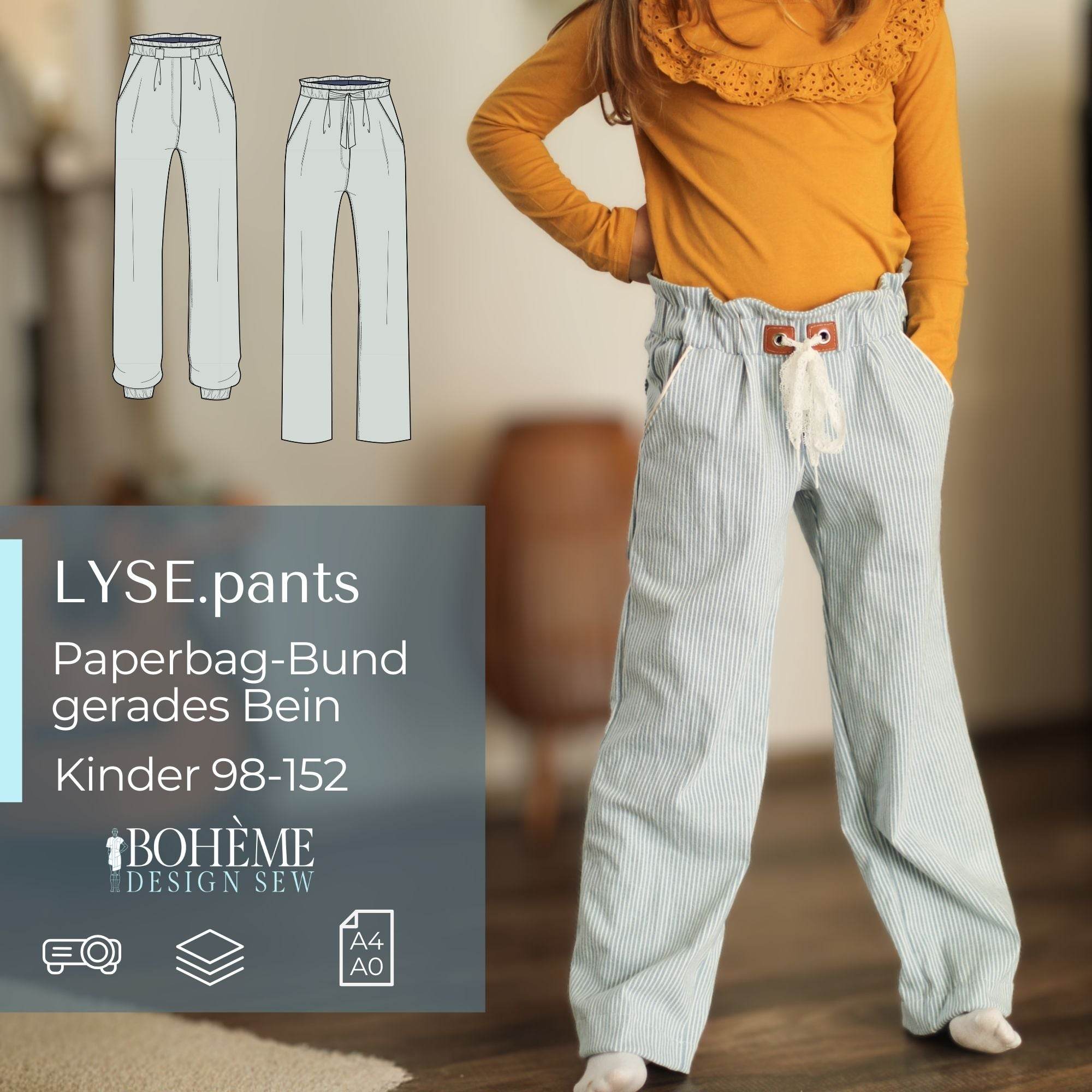 LYSE.hose | Kinder | 98-152 | Schnitt : - Sewando