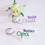 Stickdatei - Anhänger Beste Oma / Bester Opa - Sewando