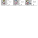 Stickdatei Prinzessin und Einhorn Set 2580 - Sewando