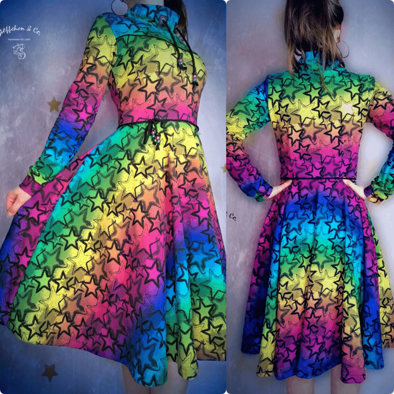 Schnittmuster Kleid Alianda Gr. 32 bis 52 - Sewando
