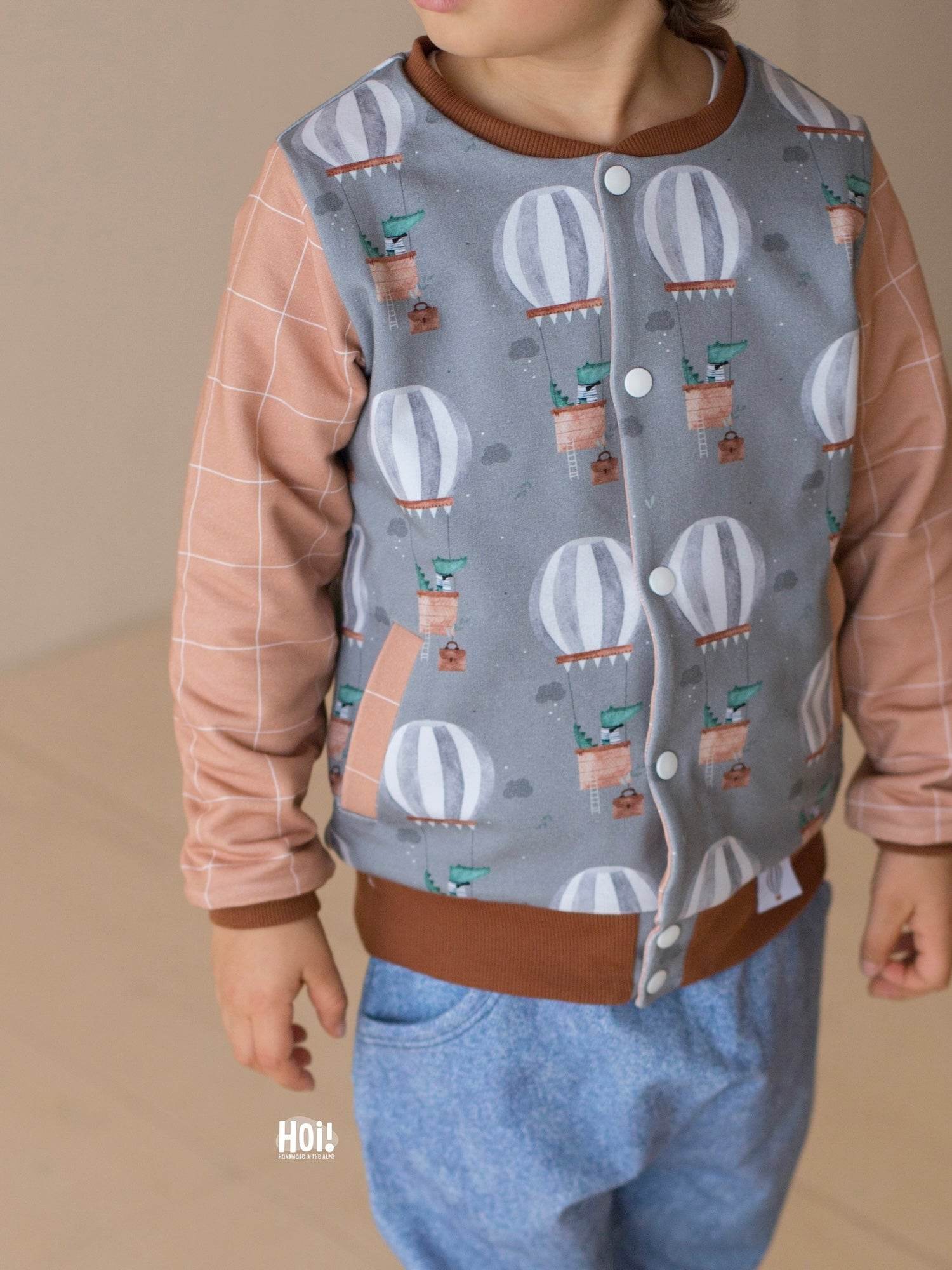 Schnittmuster Runas Jäckchen Collegejacke Gr. 50-140 - Sewando