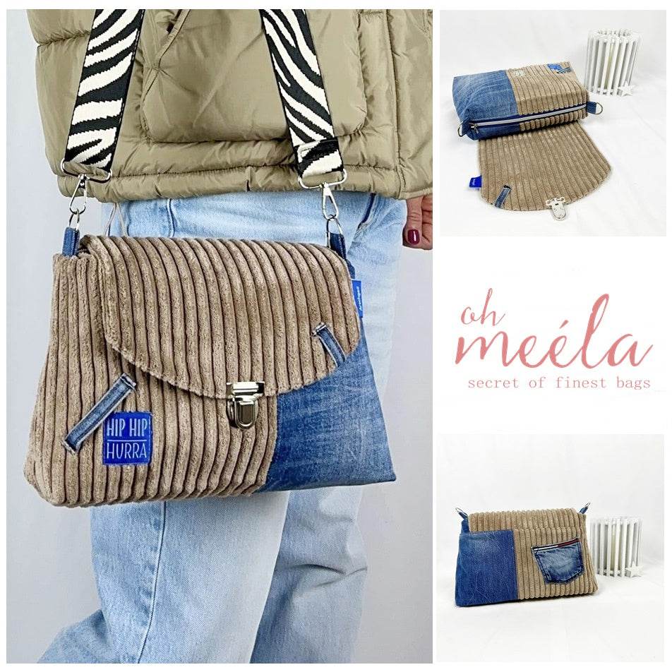 ohNanni Mini & Midi & Big * Taschen - Schnittmuster - Kombi-eBook * Handtasche - Kosmetik-Set in 3 Größen - Sewando