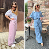 Schnittmuster Hose ALICIA | weite Hose mit Falten und Taschen | Gr. 34–48 (PDF)