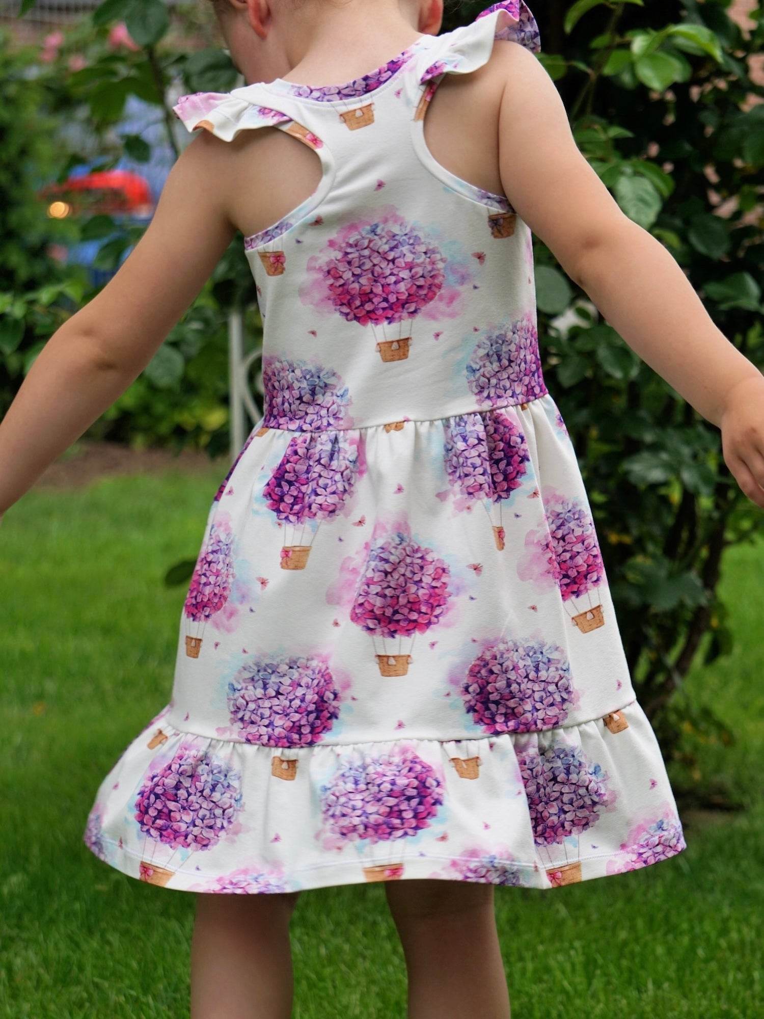 Schnittmuster Kleid / Top Racerback Schweißperlchen Gr. 80-140 - Sewando