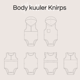 ärmelloser Body kuuler Knirps Schnittmuster Gr. 50-104 - Sewando