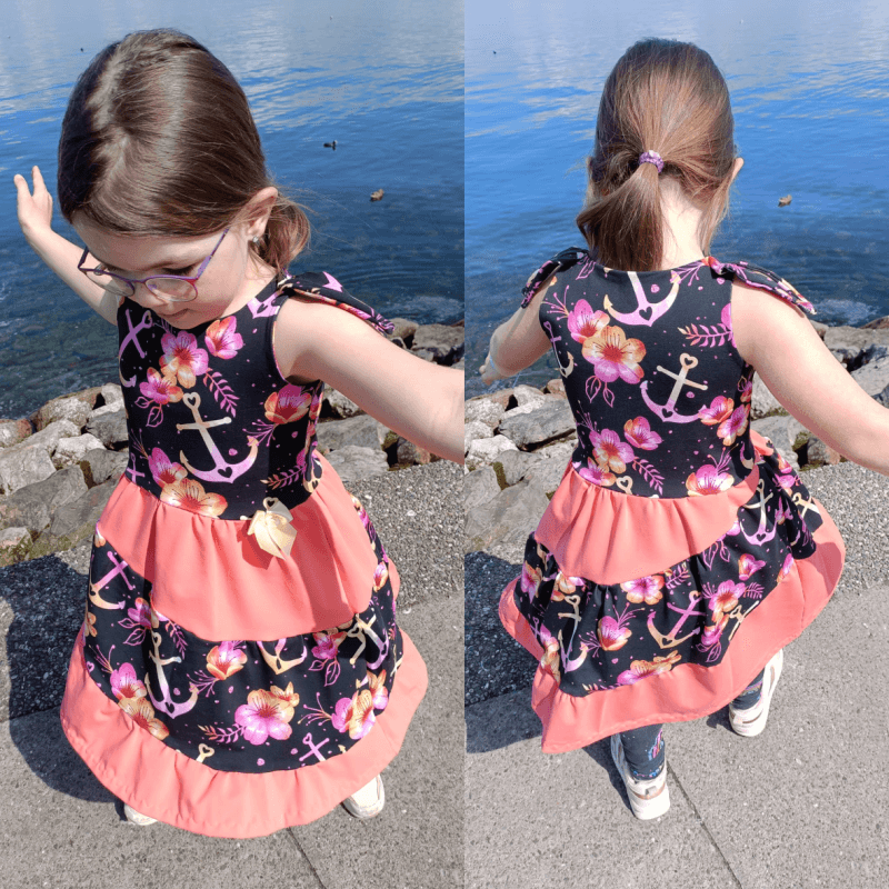 Schnittmuster Kleid Alilly Gr. 80 bis 152 - Sewando