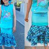 Schnittmuster AriellaMermaidSkirt Gr. 92 bis 152