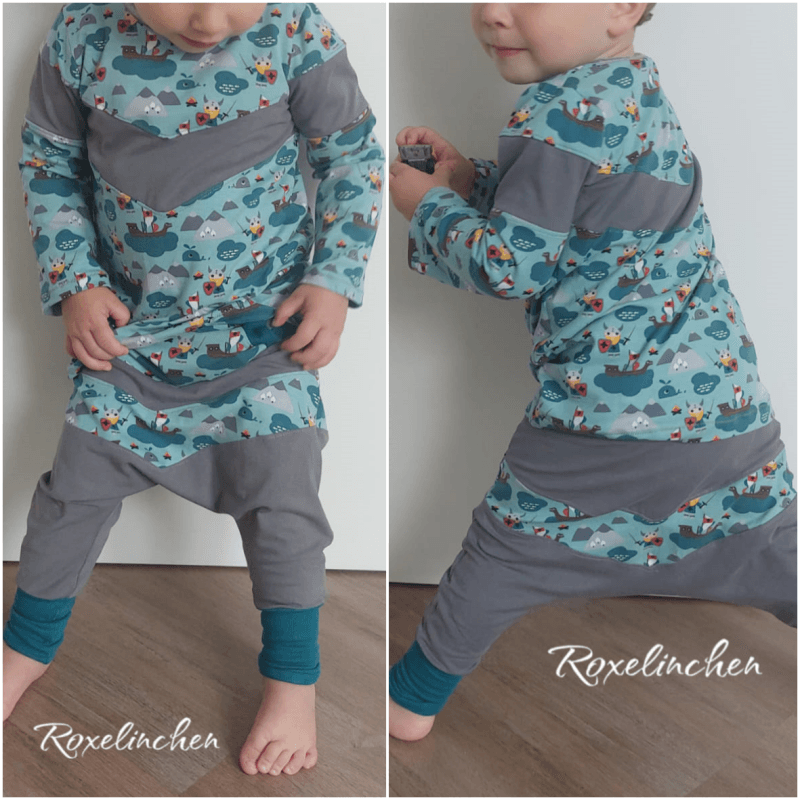 Schnittmuster Arrow Set Shirt und Hose Gr. 80 bis 152 - Sewando