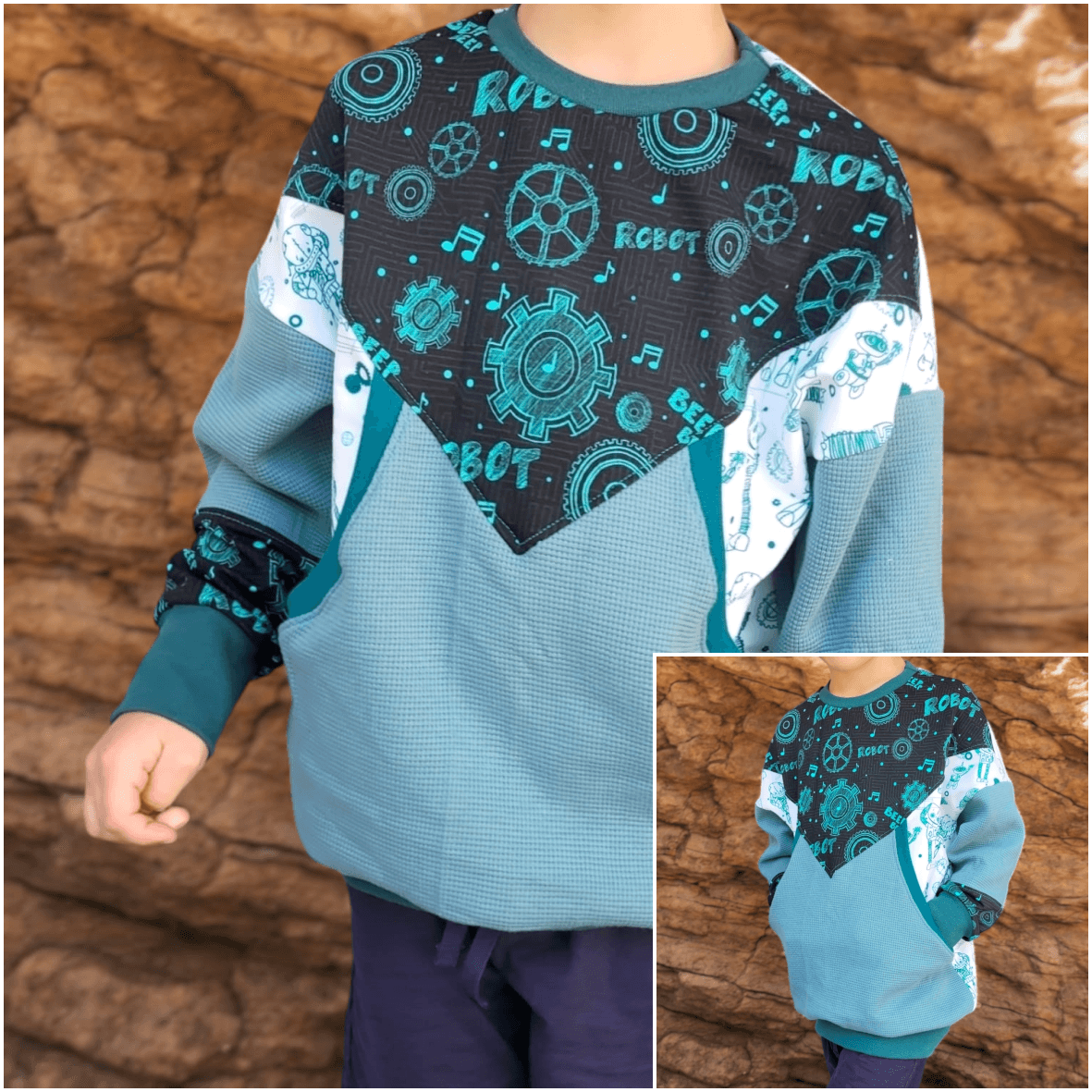 Schnittmuster Hoodie Brandon Gr. 80 bis 152 - Sewando