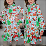 Schnittmuster Himbeerschnee Kuschelkleid Gr. 74 bis 164