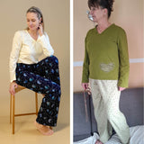 Schnittmuster Pyjama-Set CLARA - Schlafanzug Shirt und Hose | Gr. 34-48 (PDF) - Sewando