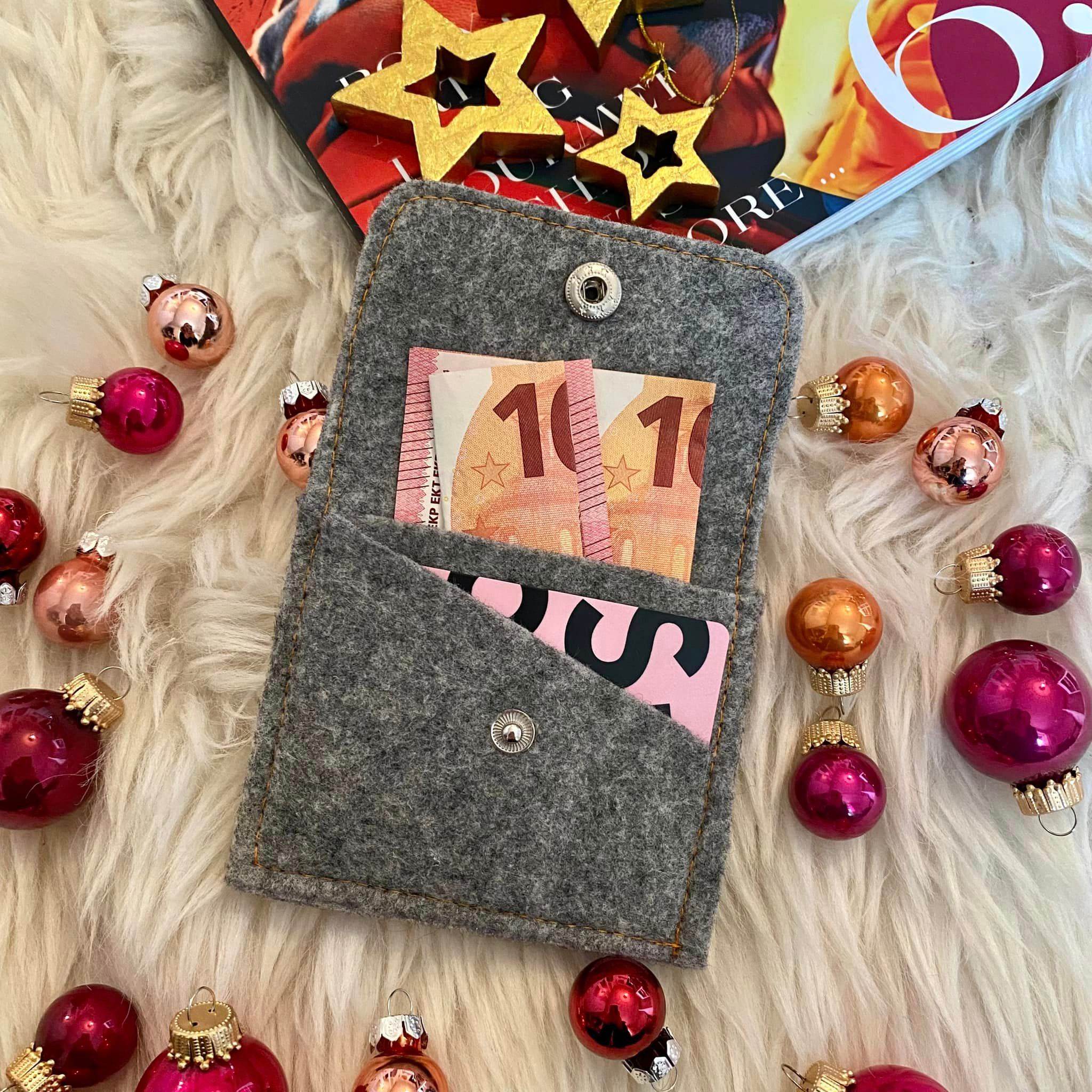 ohPoppi * Freebook - Schnittmuster * Card-Holder - Geldgeschenk-Kuvert - Sewando