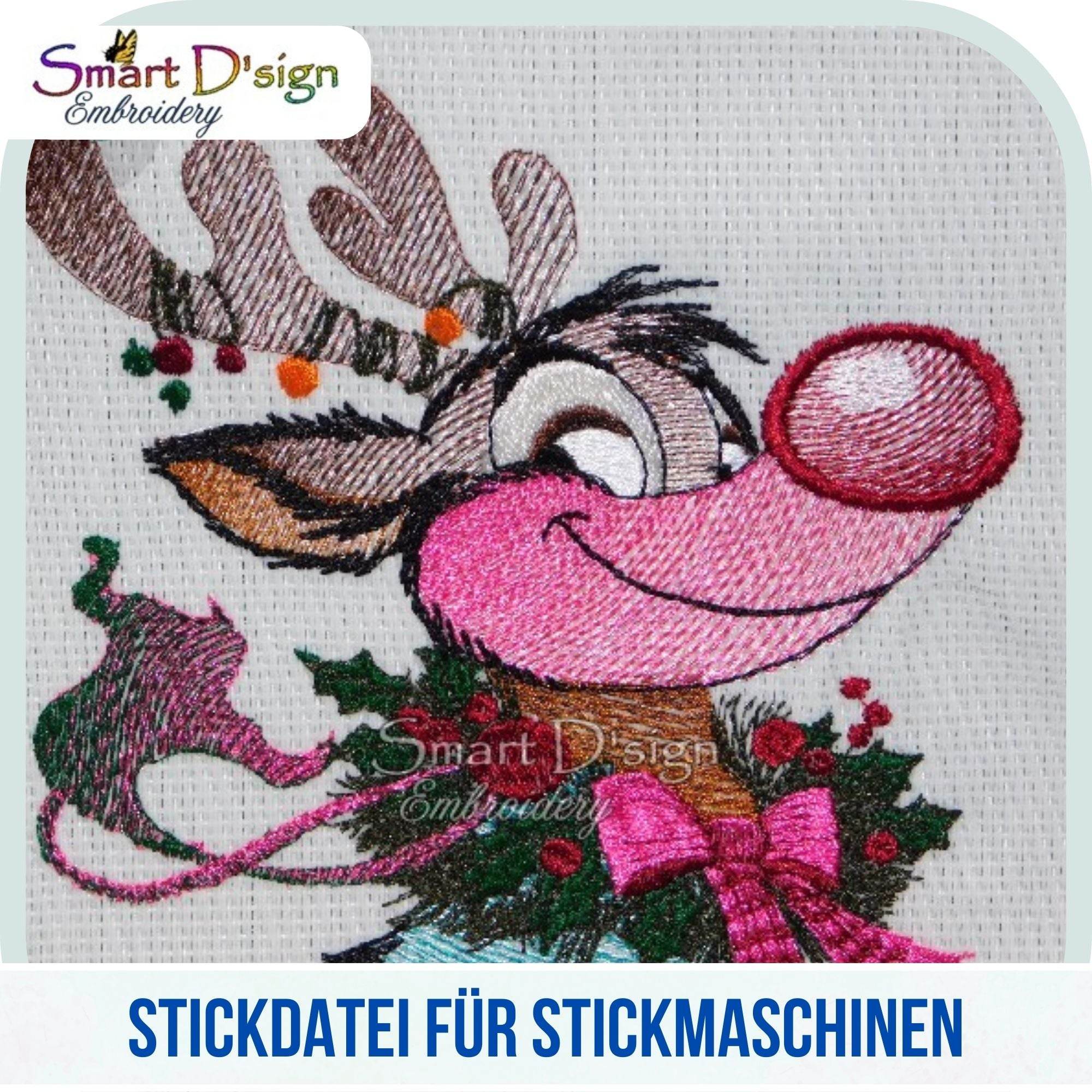 STICKDATEI - FREUNDLICHER DANCER RENTIER - Sewando