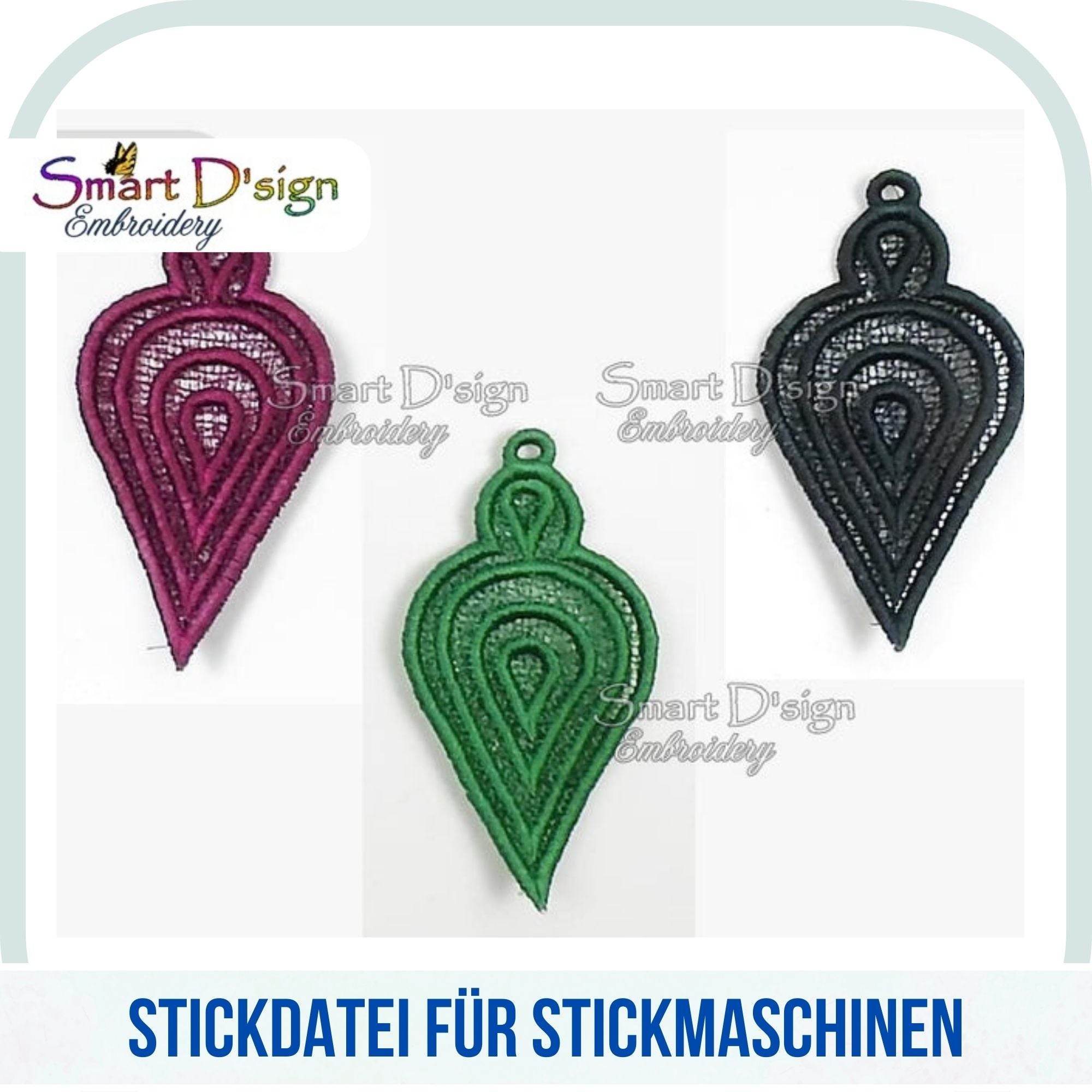 FSL STICKDATEI - WEIHNACHTSBAUMANHÄNGER SET - Sewando
