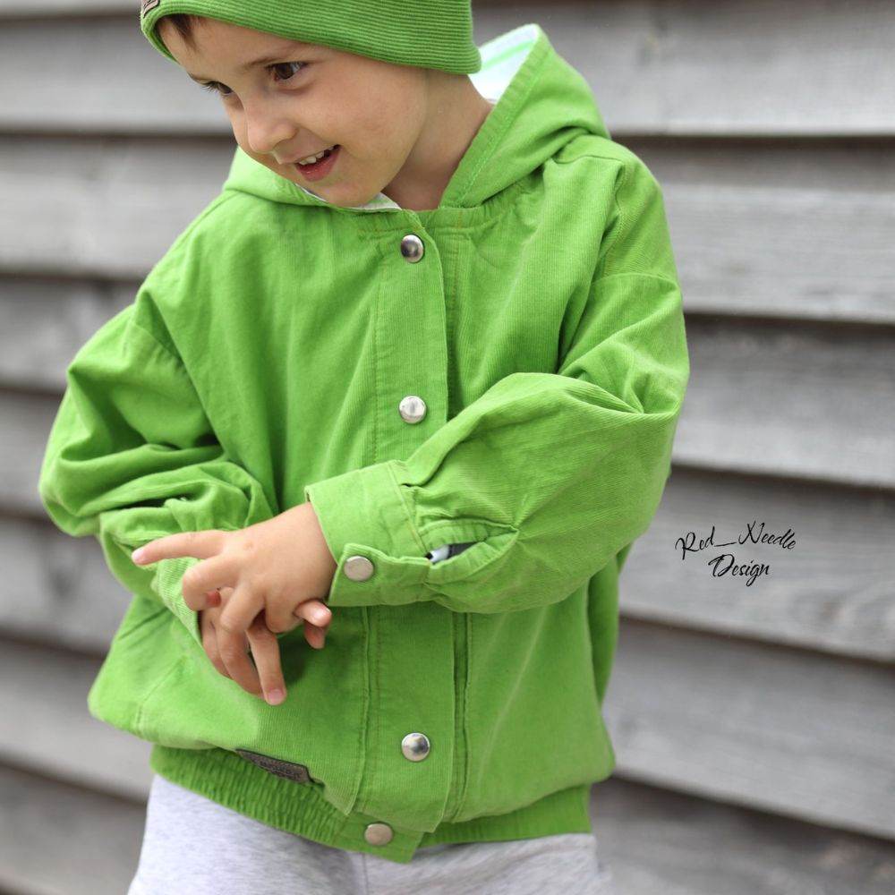 Schnittmuster oversize Jacke Harley Mini Gr. 74-128 - Sewando