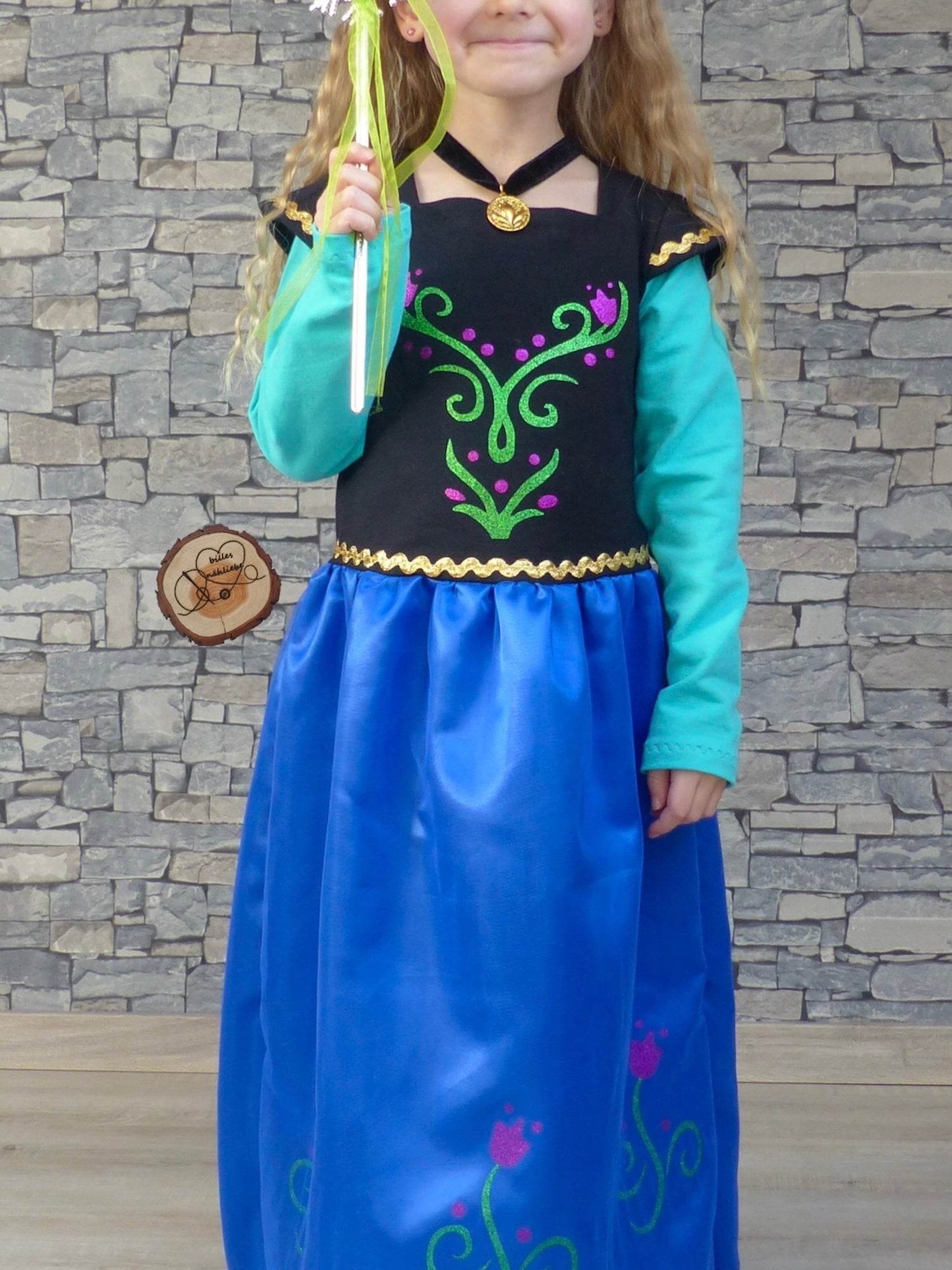 Schnittmuster Kostüm Prinzessin Morgana Gr. 92-128 - Sewando