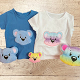 Stickdatei Teddy Kopf Applikation Set 2572