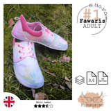 Barefoot Shoes Sewing Pattern #1 Fawaris ADULT ISL 23.0–27.0 cm, English