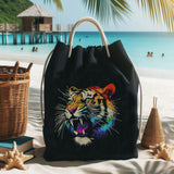 Stickdatei Tiger "Ervin" - realistisch - FÜR DUNKLE STOFFE