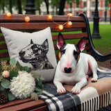 Stickdatei Applikation Bullterrier "Chiquita" - realistisch - FÜR HELLE & DUNKLE STOFFE